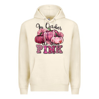 Tofu in october we wear pink pumpkin Premium Hoodie - texasbilliewilder