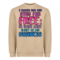 Mushroom 2 places you can stay for free in your lane and ou Heavyweight Sweatshirt - MaliasSmallBusiness