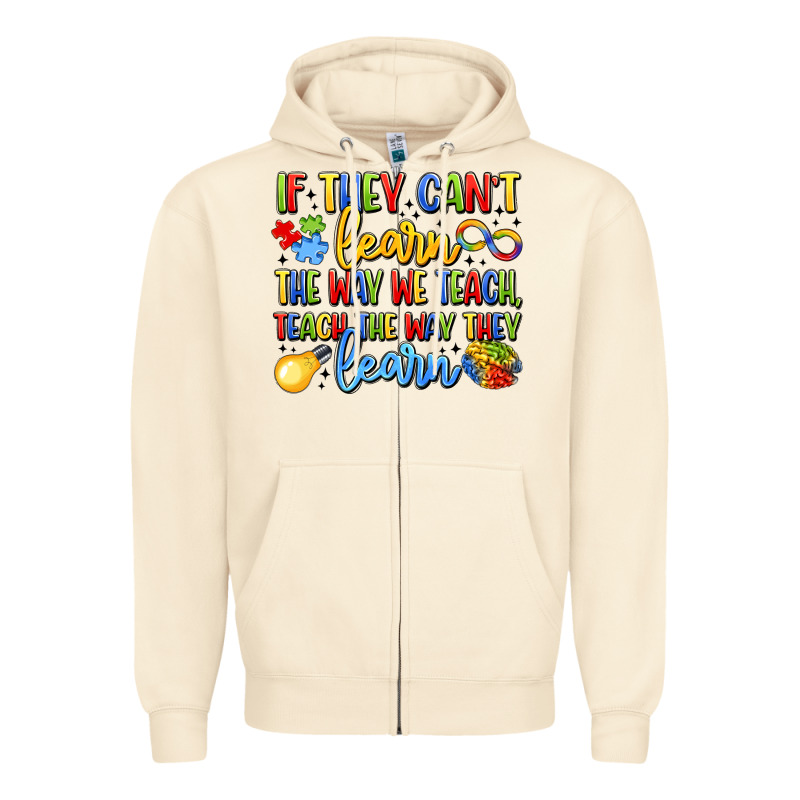 If They Can't Learn The Way We Teach Teach The  Wa Zipper Hoodie by LillyAllenDesigns | Teevron