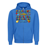 True Royal if they can't learn the way we teach teach the  wa Zipper Hoodie - LillyAllenDesigns