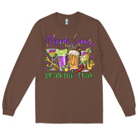 Chestnut mardi gras drinking team Long Sleeve Tee - MaliasSmallBusiness