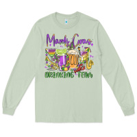Matcha mardi gras drinking team Long Sleeve Tee - MaliasSmallBusiness