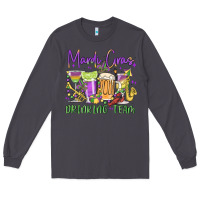 Smoke mardi gras drinking team Long Sleeve Tee - MaliasSmallBusiness