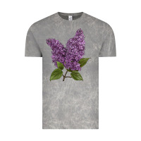 Cloud Rock Purple Lilac Flower Illustrations Vintage Tee - LillyAllenDesigns
