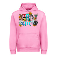 Fuchsia Pink x ray tech Urban Hoodie - OliviaCreatesArt
