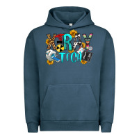 Pigment Midnight Navy x ray tech Urban Hoodie - OliviaCreatesArt