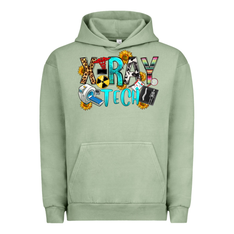 X Ray Tech Urban Hoodie by OliviaCreatesArt | Teevron