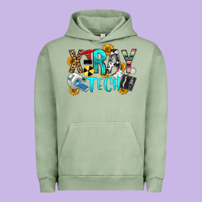 X Ray Tech Urban Hoodie Designed By Oliviacreatesart