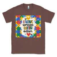 Chestnut ı love someone with autism Classic Tee - MaliasSmallBusiness