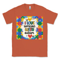 Copper ı love someone with autism Classic Tee - MaliasSmallBusiness