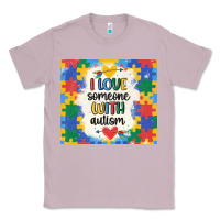 Lilac ı love someone with autism Classic Tee - MaliasSmallBusiness