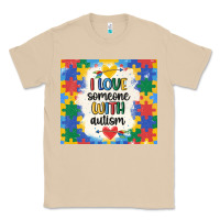 Mushroom ı love someone with autism Classic Tee - MaliasSmallBusiness