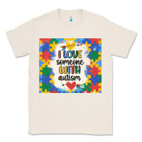 Natural ı love someone with autism Classic Tee - MaliasSmallBusiness