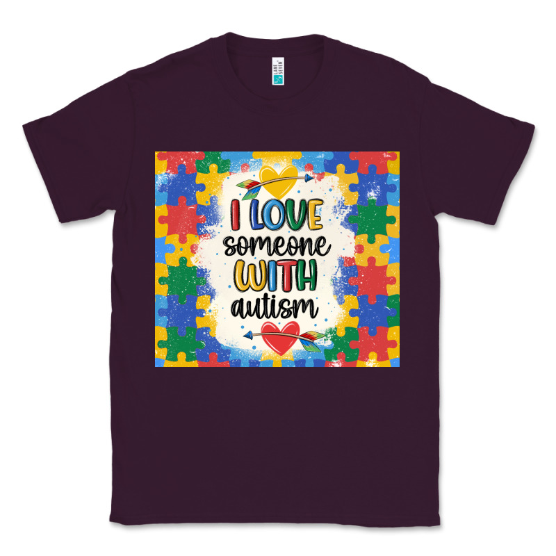 ı Love Someone With Autism Classic Tee by MaliasSmallBusiness | Teevron