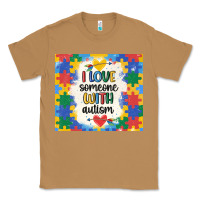 Toasted Coconut ı love someone with autism Classic Tee - MaliasSmallBusiness