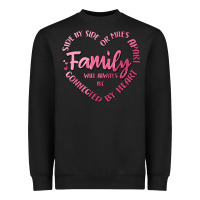 Black family Heavyweight Sweatshirt - MaliasSmallBusiness
