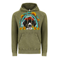 Vintage Olive german shorthaired pointer western rainbow Vintage Hoodie - Artiststas