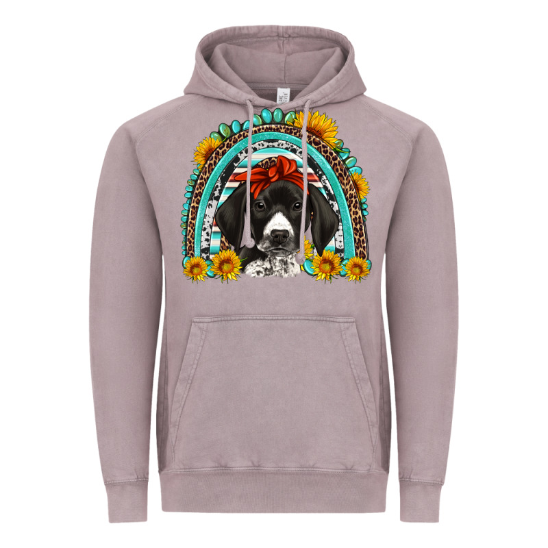 German Shorthaired Pointer Western Rainbow Vintage Hoodie by Artiststas | Teevron