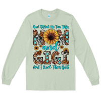 Matcha god gifted me two titles mom and gigi  and i rock them both Long Sleeve Tee - JahusDesignShop