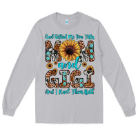 Moon Dust god gifted me two titles mom and gigi  and i rock them both Long Sleeve Tee - JahusDesignShop