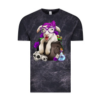 Cloud Black funny halloween lamb Vintage Tee - Jasminsmagicworld