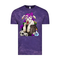 Cloud Purple funny halloween lamb Vintage Tee - Jasminsmagicworld