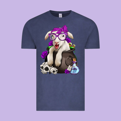 Funny Halloween Lamb Vintage Tee Designed By Jasminsmagicworld