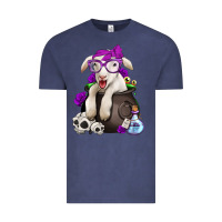 Vintage Denim funny halloween lamb Vintage Tee - Jasminsmagicworld