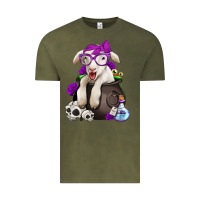 Vintage Olive funny halloween lamb Vintage Tee - Jasminsmagicworld