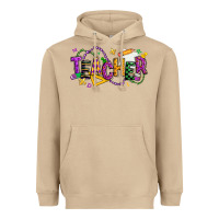 Mushroom mardi gras teacher Heavyweight Hoodie - texasbilliewilder