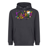 Smoke mardi gras teacher Heavyweight Hoodie - texasbilliewilder