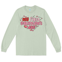 Matcha my first valentines day Long Sleeve Tee - MaliasSmallBusiness