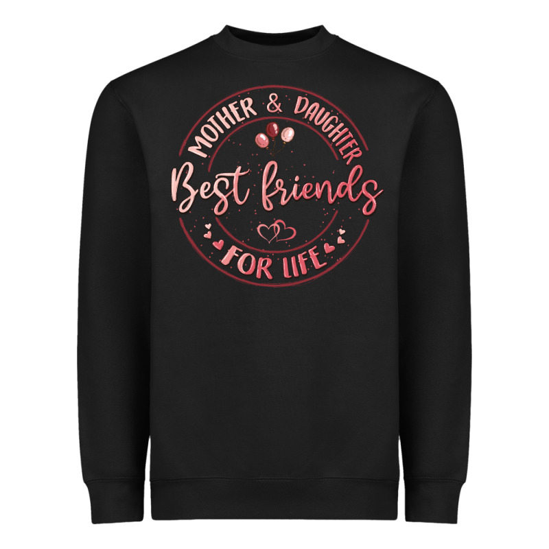 Mother And Daughter Best Friends For Life Heavyweight Sweatshirt by MaliasSmallBusiness | Teevron