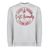Heather Grey mother and daughter best friends for life Heavyweight Sweatshirt - MaliasSmallBusiness