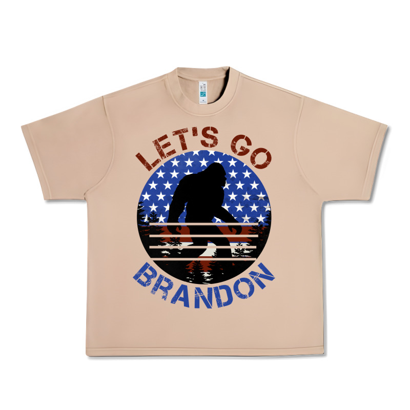 Let's Go Brandon Bigfoot Urban Heavy Tee by Jasminsmagicworld | Teevron