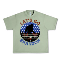 Oil Green let's go brandon bigfoot Urban Heavy Tee - Jasminsmagicworld