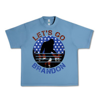 Pebble Blue let's go brandon bigfoot Urban Heavy Tee - Jasminsmagicworld