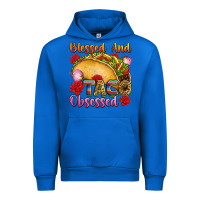 Cobalt Blessed and taco obsessed Mexico Urban Hoodie - FaDigitalArtStudio