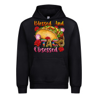 Foreset Green Blessed and taco obsessed Mexico Urban Hoodie - FaDigitalArtStudio