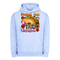 Pigment Grape Ice Blessed and taco obsessed Mexico Urban Hoodie - FaDigitalArtStudio