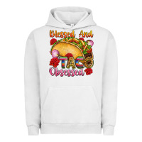 Pigment Lunar Rock Blessed and taco obsessed Mexico Urban Hoodie - FaDigitalArtStudio