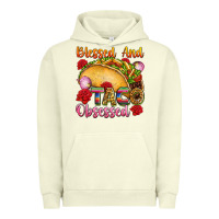 Pigment Pistachio Blessed and taco obsessed Mexico Urban Hoodie - FaDigitalArtStudio