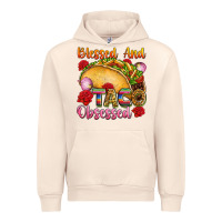 Sandshell Blessed and taco obsessed Mexico Urban Hoodie - FaDigitalArtStudio
