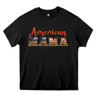 Black american mama Heavy Core Tee - BarkalooDesign