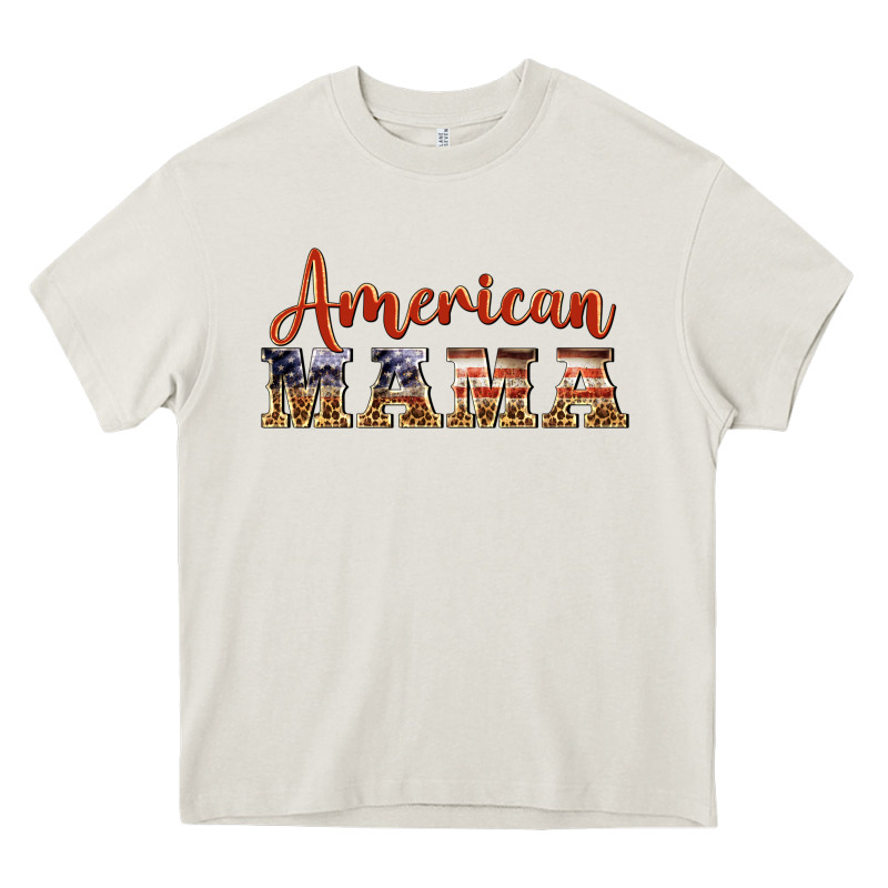 American Mama Heavy Core Tee by BarkalooDesign | Teevron