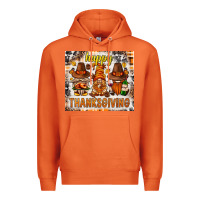 Carrot Happy Thanksgiving gnomes Premium Hoodie - NancyCooperArtShop