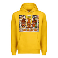Lemon Happy Thanksgiving gnomes Premium Hoodie - NancyCooperArtShop
