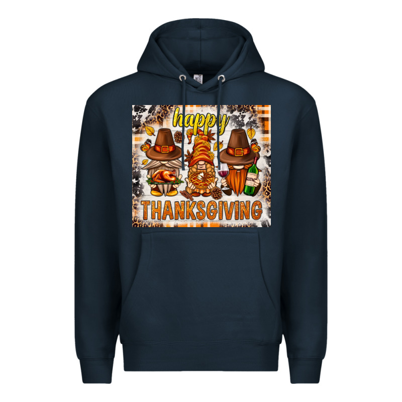 Happy Thanksgiving Gnomes Premium Hoodie by NancyCooperArtShop | Teevron