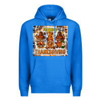 True Royal Happy Thanksgiving gnomes Premium Hoodie - NancyCooperArtShop