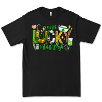 Black st patricks day one lucky nurse Premium Tee - Neo Western